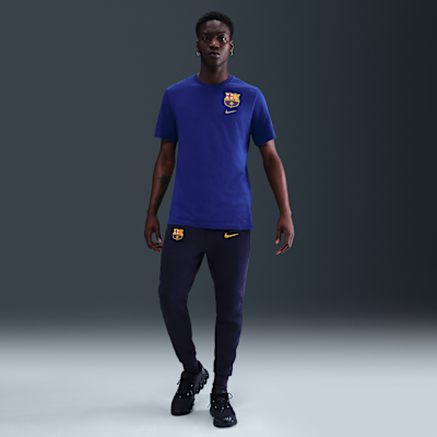 Nike FC Barcelona ピステ MEN'S M ネイビー FC Barcelona Tech Men's Nike Soccer Fleece Joggers. Nike.com